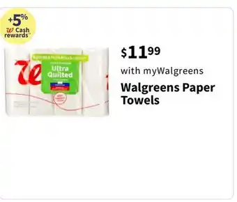 Walgreens Walgreens Paper Towels offer