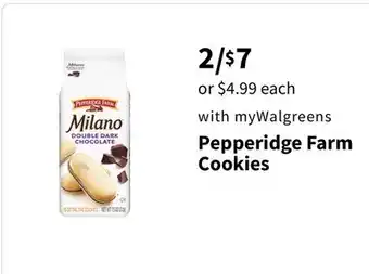 Walgreens Pepperidge Farm Cookies offer