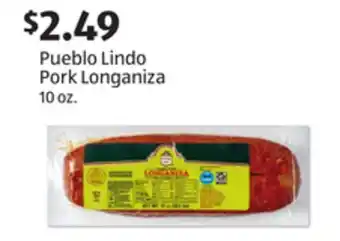 Aldi Pueblo Lindo Pork Longaniza offer