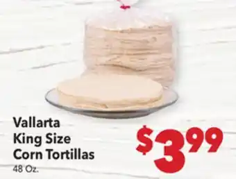 Vallarta Supermarkets Vallarta King Size Corn Tortillas offer