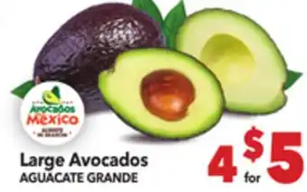 Vallarta Supermarkets Large Avocados/AGUACATE GRANDE offer