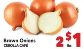 Vallarta Supermarkets Brown Onions/CEBOLLA CAFÉ offer