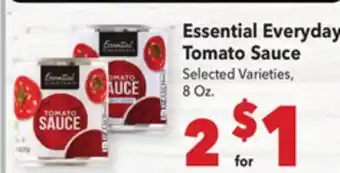 Vallarta Supermarkets Essential Everyday Tomato Sauce offer