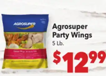 Vallarta Supermarkets Agrosuper Party Wings offer