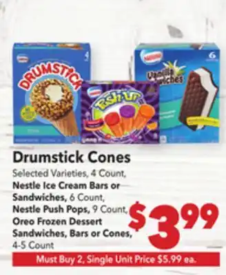 Vallarta Supermarkets Drumstick Cones offer