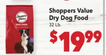 Vallarta Supermarkets Shoppers Value Dry Dog Food offer