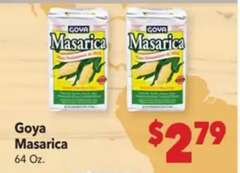 Vallarta Supermarkets Goya Masarica offer