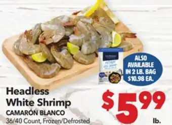 Vallarta Supermarkets Headless White Shrimp / CAMARÓN BLANCO offer