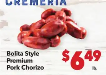 Vallarta Supermarkets Bolita Style Premium Pork Chorizo offer