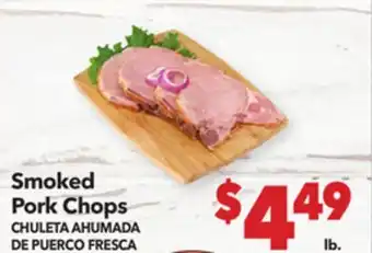 Vallarta Supermarkets Smoked Pork Chops/CHULETA AHUMADA DE PUERCO FRESCA offer