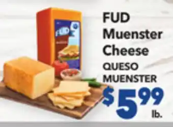 Vallarta Supermarkets FUD Muenster Cheese/QUESO MUENSTER offer