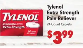 Vallarta Supermarkets Tylenol Extra Strength Pain Reliever offer