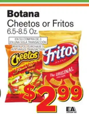 El Super Fresh Botana Cheetos or Fritos offer