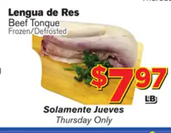 El Super Fresh Beef Tongue offer