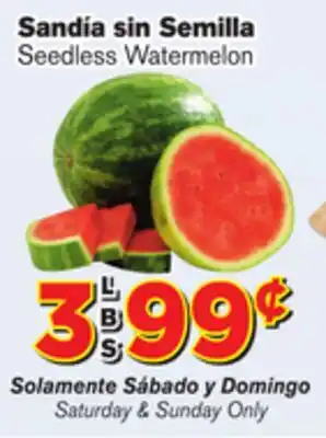 El Super Fresh Seedless Watermelon offer