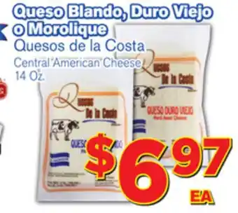 El Super Fresh Quesos de la Costa Central American Cheese offer