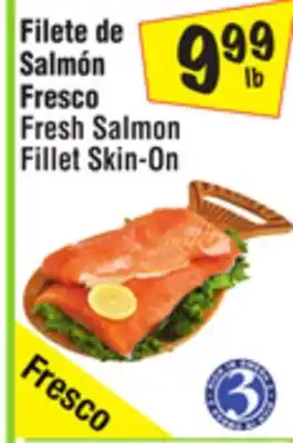 El Super Fresh Salmon Fillet Skin-On offer