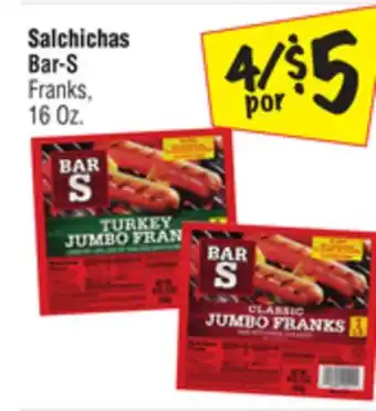 El Super Bar-S Franks offer