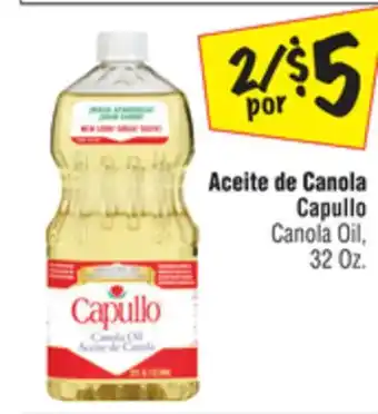 El Super Capullo Canola Oil offer