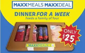 Foodmaxx DINNER FOR A WEEK offer