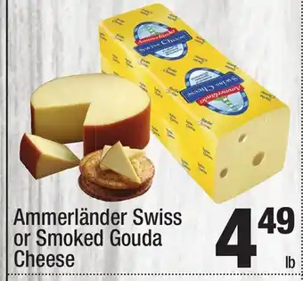 Super King Markets Ammerländer Swiss or Smoked Gouda Cheese offer