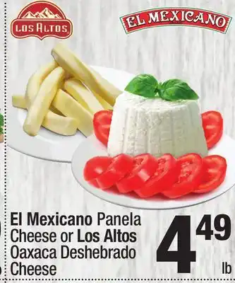 Super King Markets El Mexicano Panela Cheese or Los Altos Oaxaca Deshebrado Cheese offer