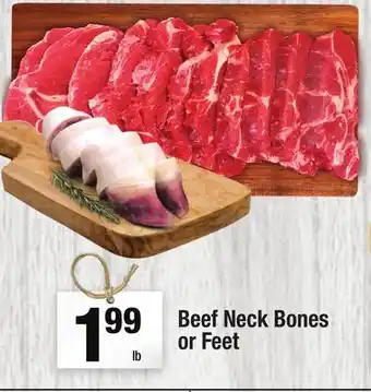 Super King Markets Beef Neck Bones or Feet offer