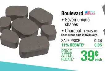 Menards Charcoal Boulevard Paver offer