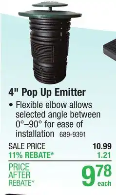 Menards RELN 4 Flexible Pop-Up Emitter offer