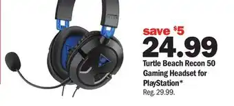 Meijer Turtle Beach Recon 50 Gaming Headset for PlayStation offer