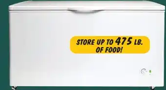 Menards Criterion 18.3 cu.ft. White Manual Defrost Chest Freezer offer