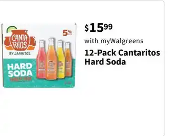 Walgreens 12-Pack Cantaritos Hard Soda offer