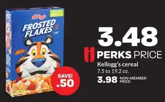 Hy-Vee Kellogg's cereal offer