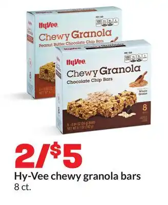 Hy-Vee Hy-Vee chewy granola bars offer