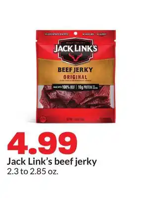 Hy-Vee Jack Link's beef jerky offer