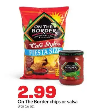 Hy-Vee On The Border chips or salsa offer