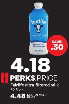 Hy-Vee Fairlife ultra-filtered milk offer