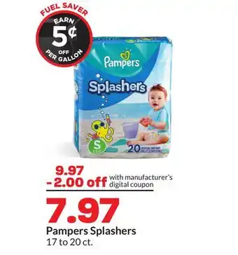 Hy-Vee Pampers Splashers offer