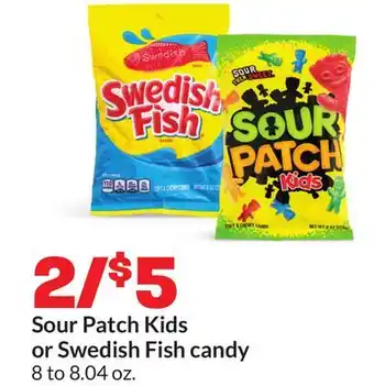 Hy-Vee Sour Patch Kids or Swedish Fish candy offer