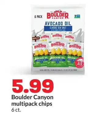Hy-Vee Boulder Canyon multipack chips offer