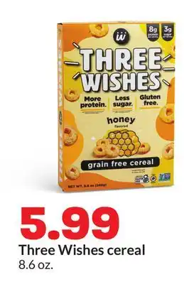 Hy-Vee Three Wishes cereal offer