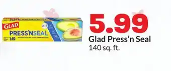 Hy-Vee Glad Press'n Seal offer