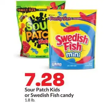 Hy-Vee Sour Patch Kids or Swedish Fish candy offer