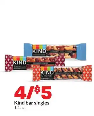 Hy-Vee Kind bar singles offer