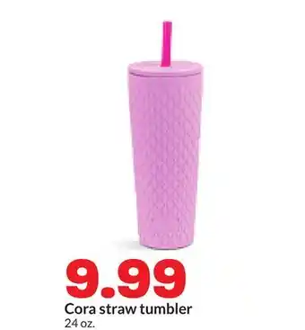 Hy-Vee Cora straw tumbler offer
