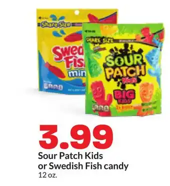 Hy-Vee Sour Patch Kids or Swedish Fish candy offer