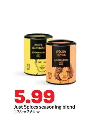Hy-Vee Just Spices seasoning blend offer