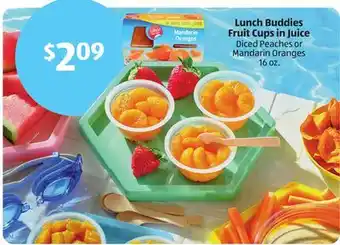 Aldi Lunch Buddies Fruit Cups in Juice offer