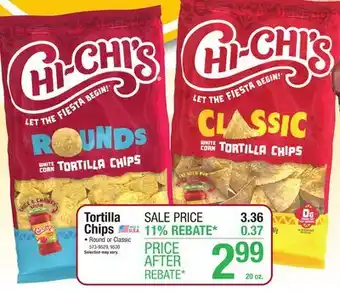 Menards Chi-Chi's Round Original Tortilla Chips - 20 oz offer