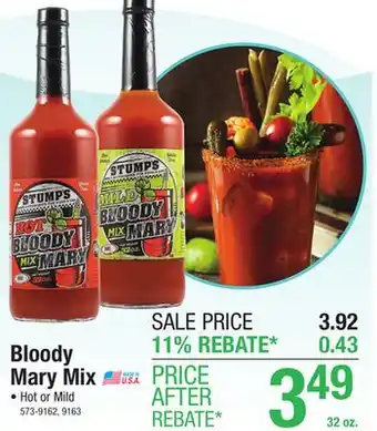 Menards Stump's Mild Bloody Mary Mix - 32 oz offer